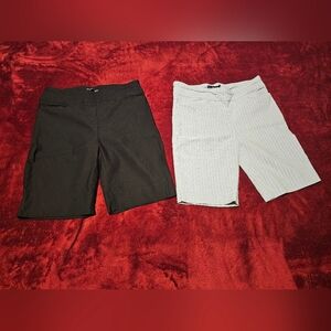 Stylish Black and Blue/ White Women's Shorts